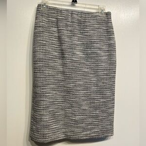 Tweed NWT Pencil Skirt B&W, Small